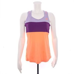Adidas Response Climacool Racerback Orange Purple Sleeveless Tank Top Womens M